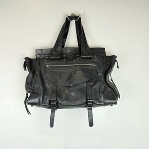 Chloe Black Leather Shoulder Bag